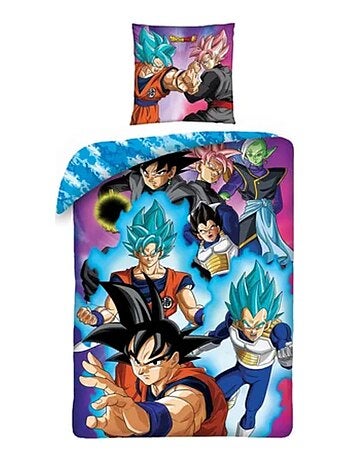 Parure de Lit Enfant Réversible Son Goku vs Goku