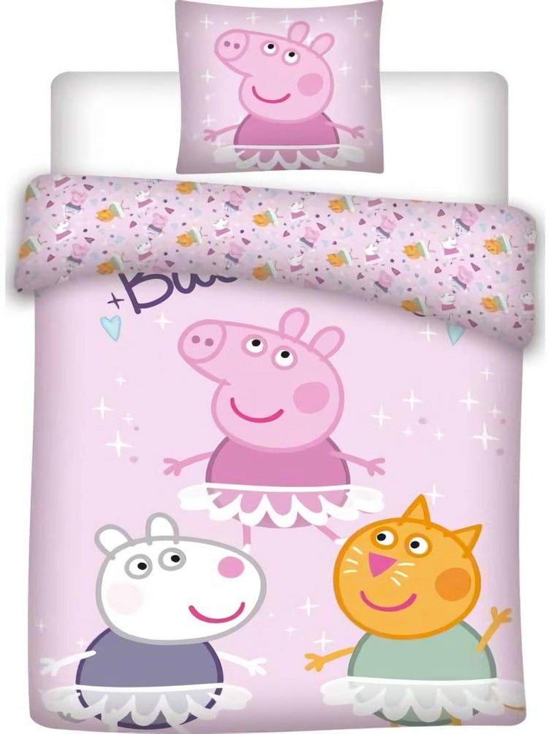 Parure de Lit Enfant Rose - Kiabi