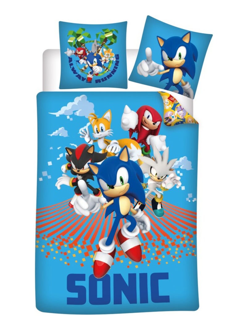 Parure de Lit Enfant Running Gamer Bleu - Kiabi