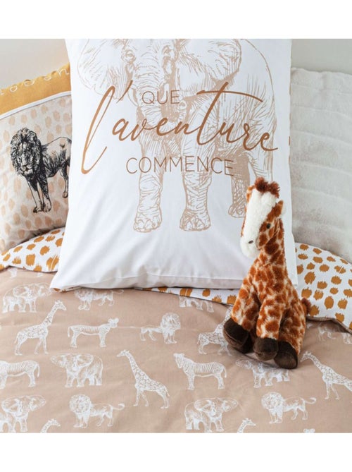 Parure de lit enfant Savane - 100% coton 57 fils - Kiabi