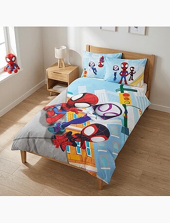 Parure de lit enfant Spider-Man avec Ghost-Spider – 100% coton