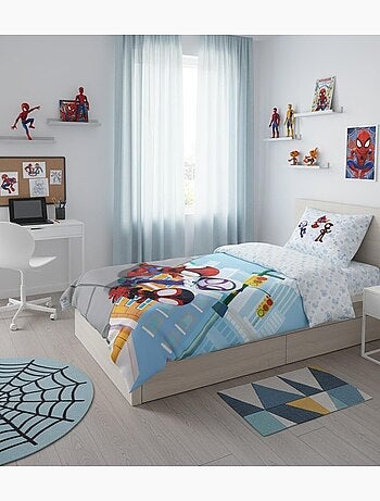 Parure de lit enfant Spider-Man avec Ghost-Spider – 100% coton