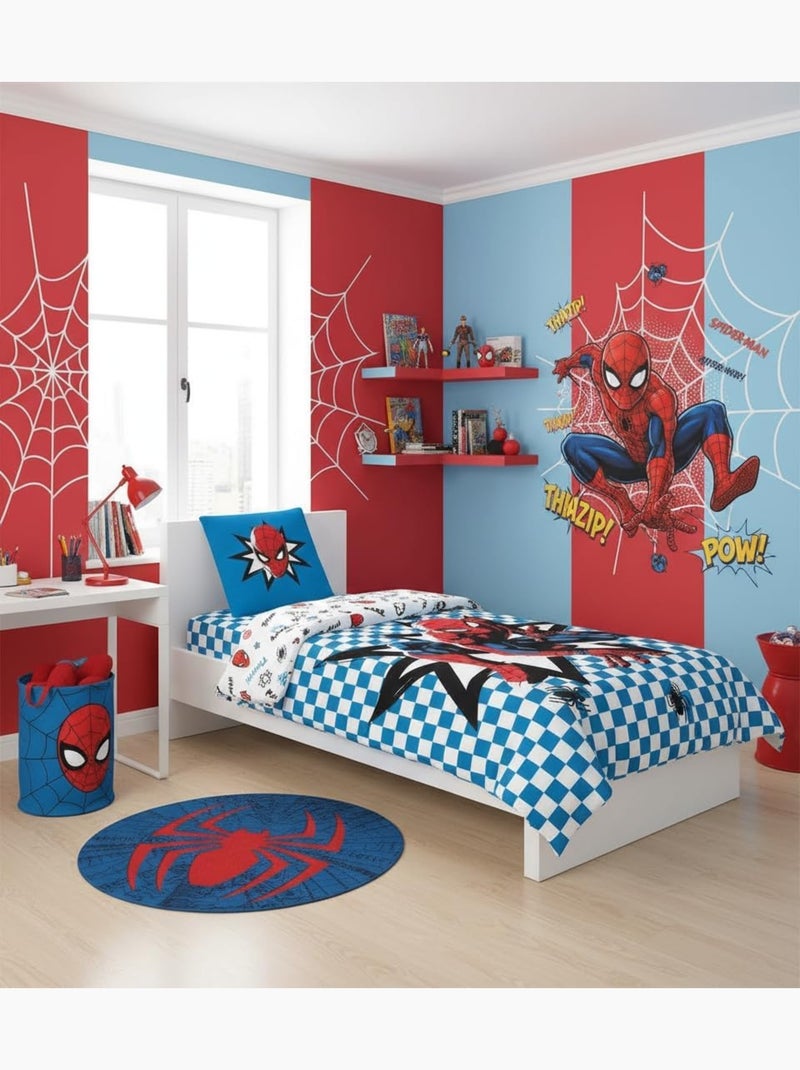 Parure de lit enfant Spider-Man réversible – 100% coton Bleu - Kiabi