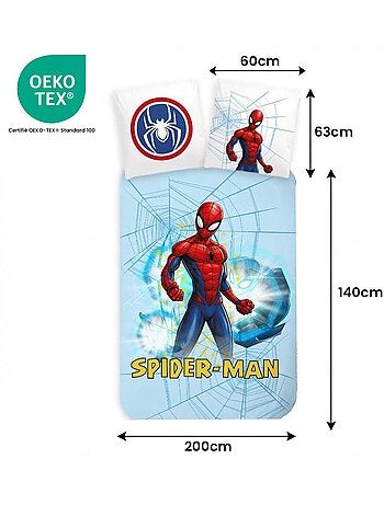 Parure de lit enfant Spider-Man réversible – 100% coton
