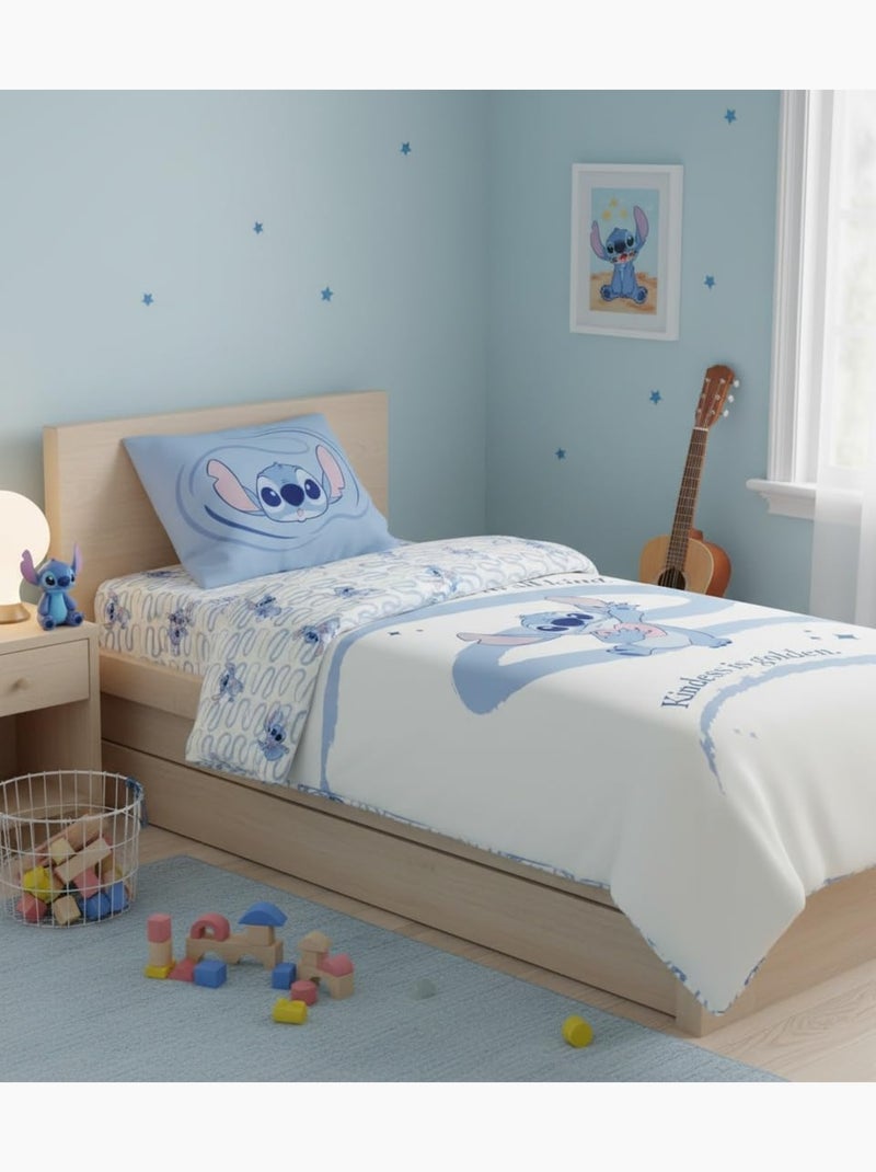 Parure de lit enfant Stitch réversible – 100% coton Bleu - Kiabi