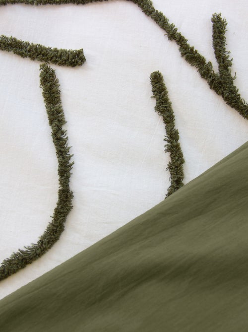 Parure de lit enfant TIGRE pur coton tufté - Kiabi Parure de lit enfant TIGRE pur coton tufté - Kiabi