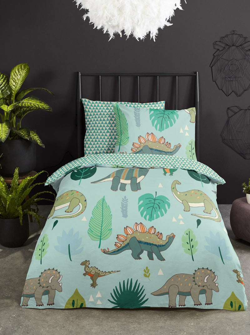 Parure de lit enfant vert - Kiabi