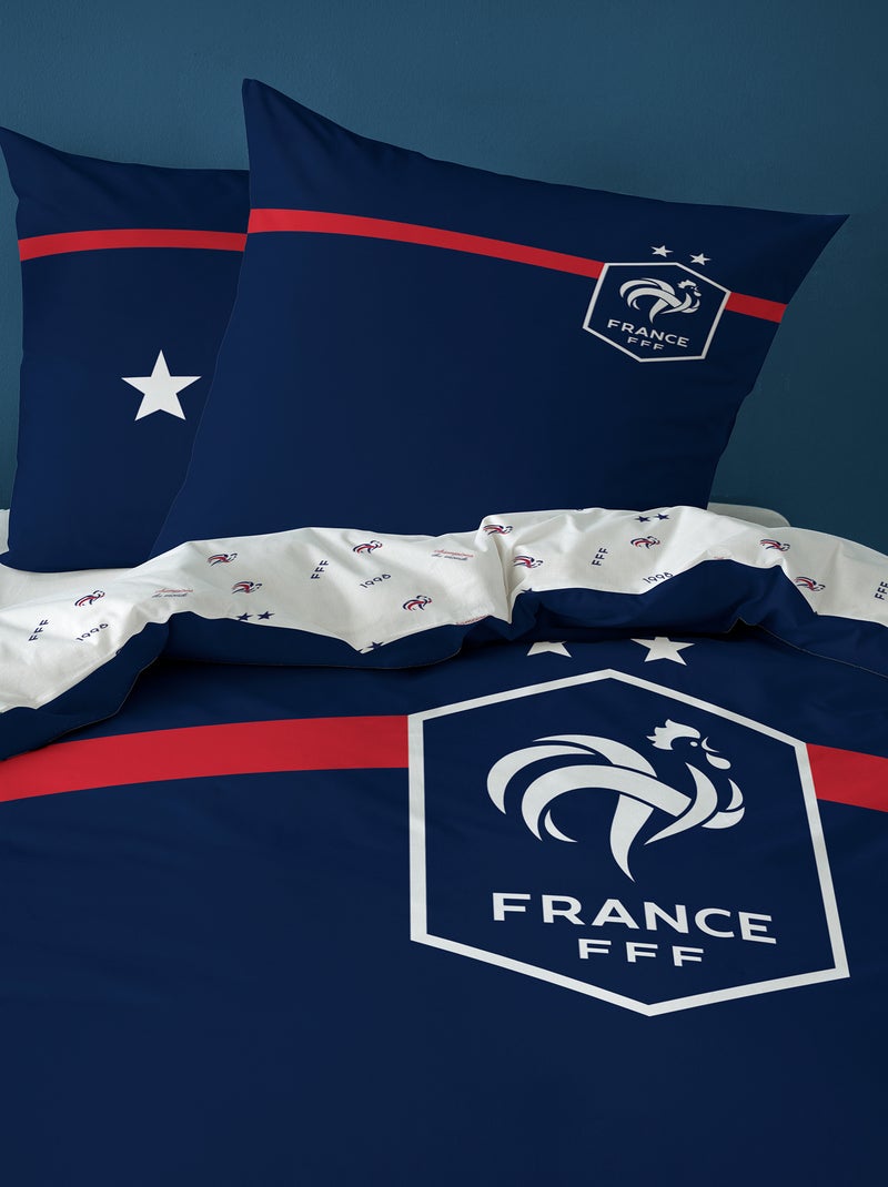 Parure de lit 'Equipe de France - 1 personne bleu marine - Kiabi
