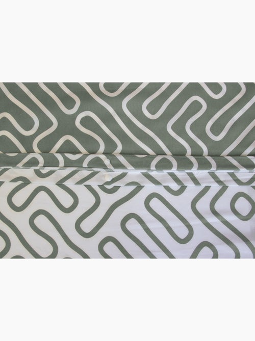 Parure de lit esprit zen réversible - 240x220 / vert - Kiabi Parure de lit esprit zen réversible - 240x220 / vert - Kiabi