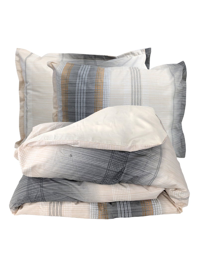 Parure de lit ESTEBAN Taie 50x70 cm Beige - Kiabi