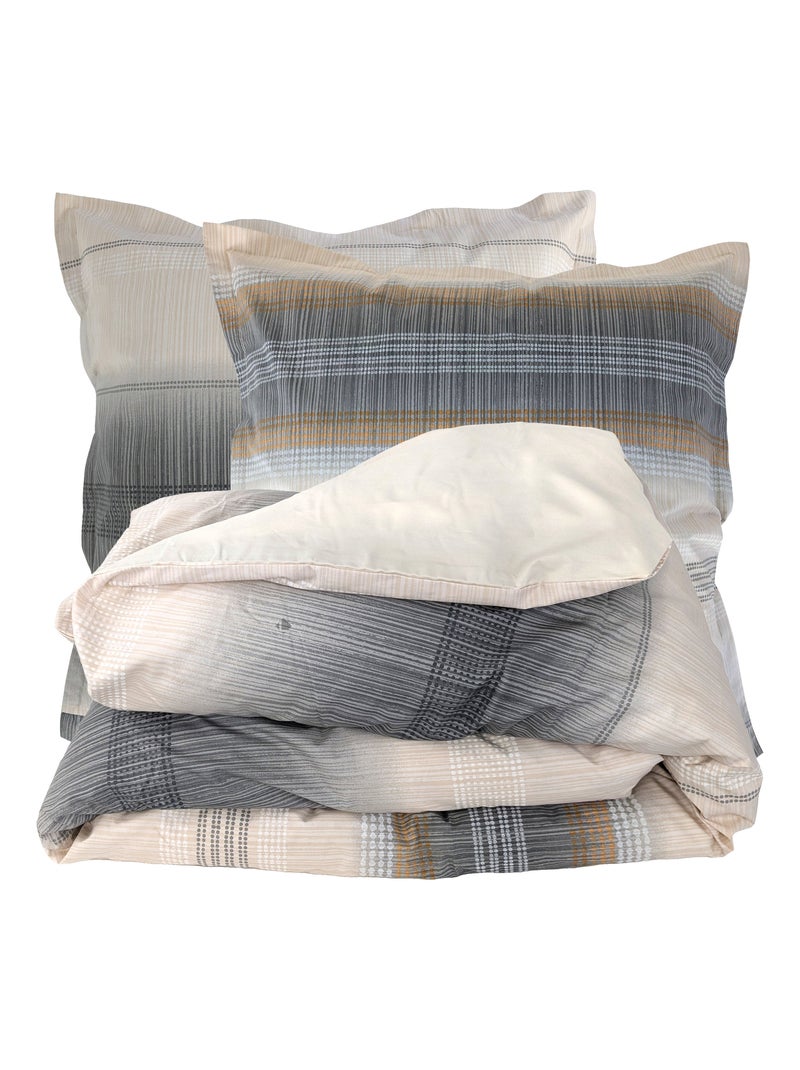 Parure de lit ESTEBAN Taie 65x65 cm Beige - Kiabi