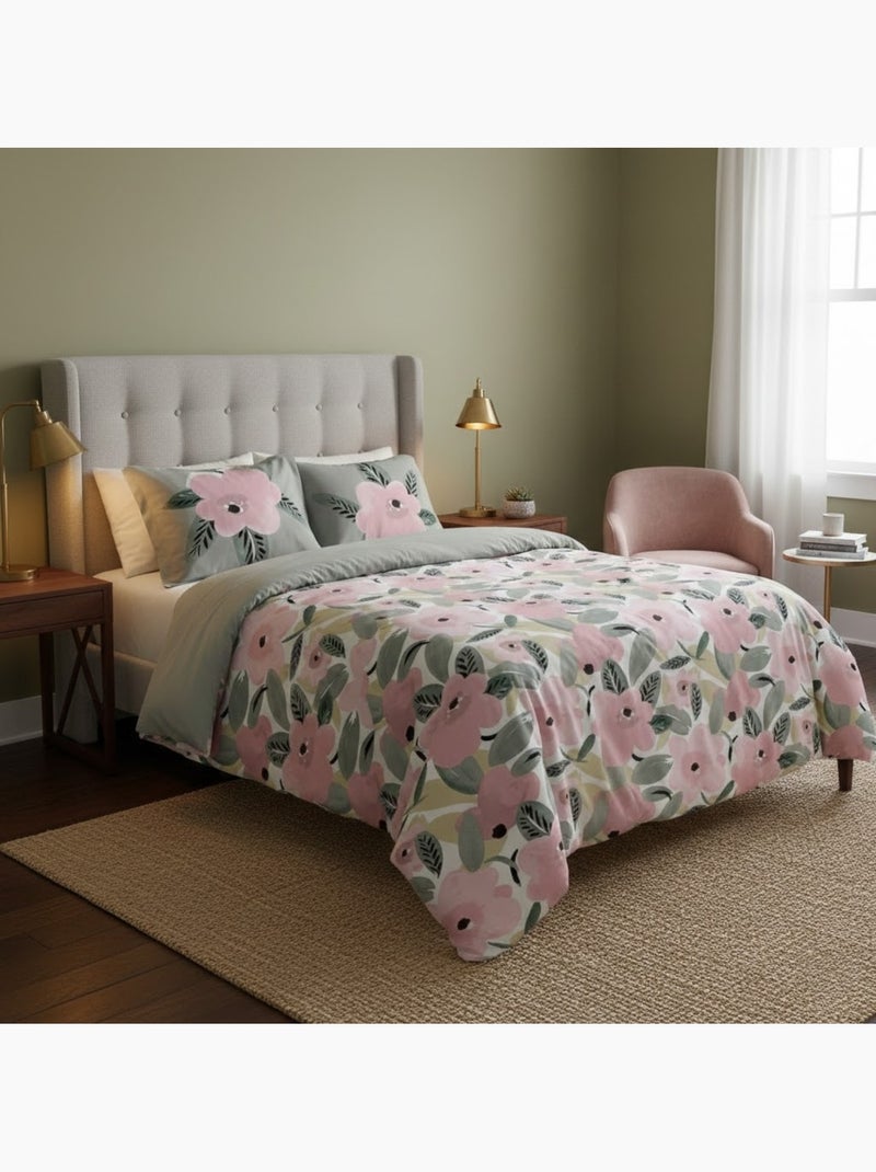 Parure de lit Estiva Rose - Kiabi