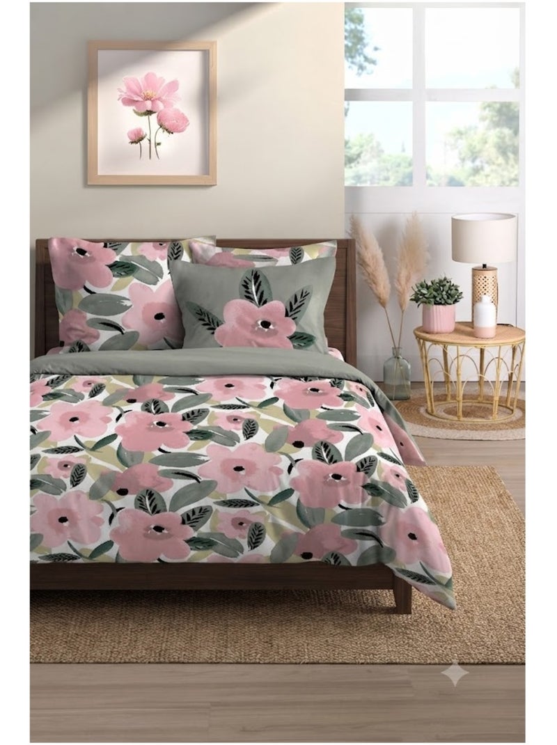 Parure de lit Estiva Rose - Kiabi