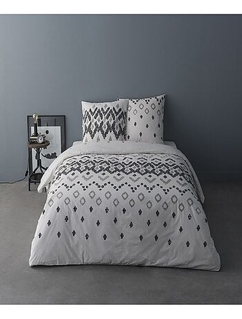 Parure de lit ethnique Henri - 100% coton percale