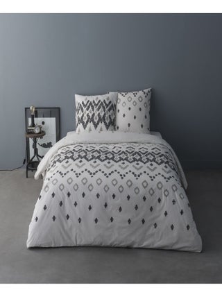 Parure de lit ethnique Henri - 100% coton percale