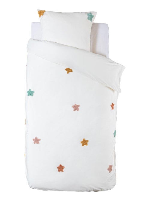 Parure de lit étoiles tuftées - Kiabi