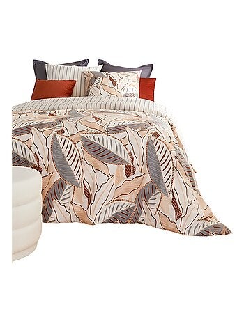 Parure de lit Feuilles graphique skyra