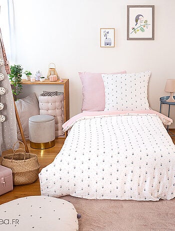 Parure de lit FIORI double gaze de coton