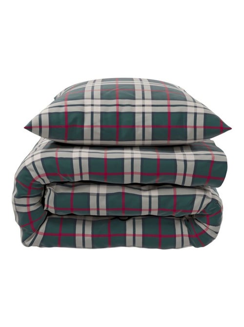 Parure de lit flanelle à carreaux Noël - Kiabi Parure de lit flanelle à carreaux Noël - Kiabi