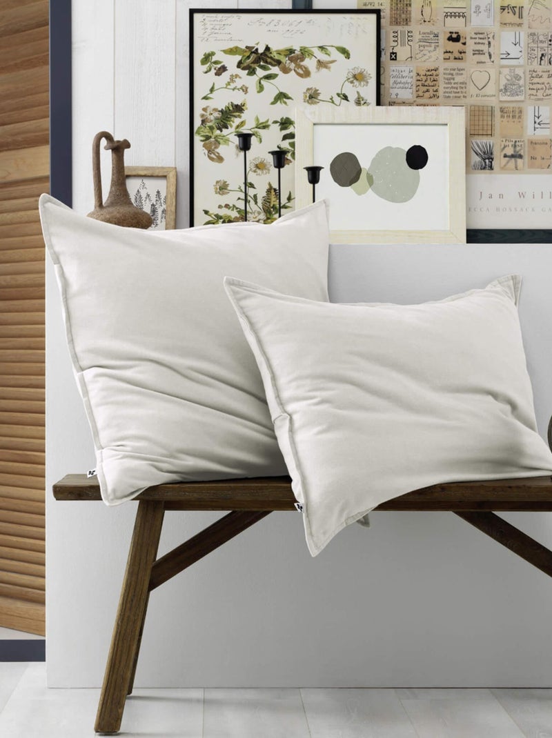 Parure de lit flanelle Blanc - Kiabi