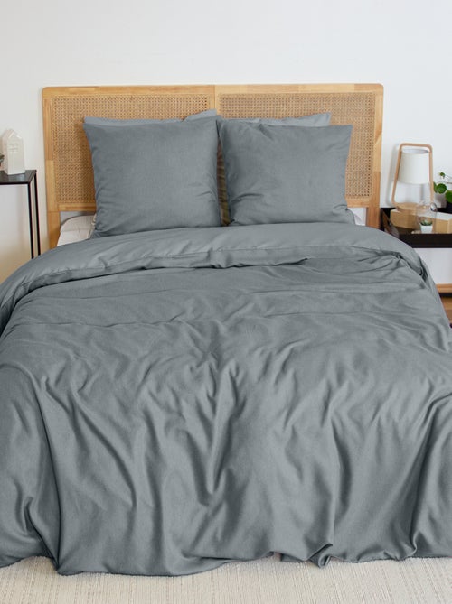 Parure de lit flanelle douce et confort - Kiabi