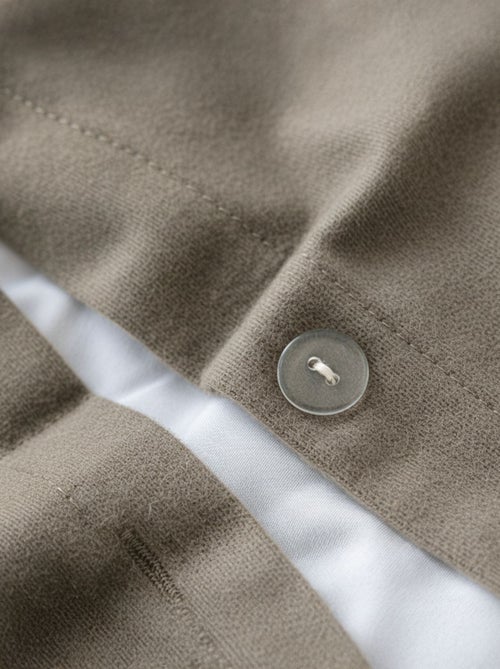 Parure de lit flanelle uni - Kiabi