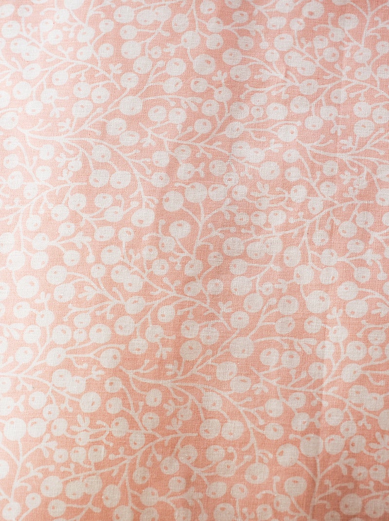 Parure de lit 'fleurie' - 2 personnes Rose - Kiabi