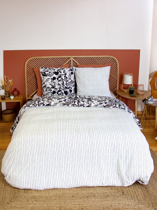 Parure de lit FLORE polyester - Kiabi