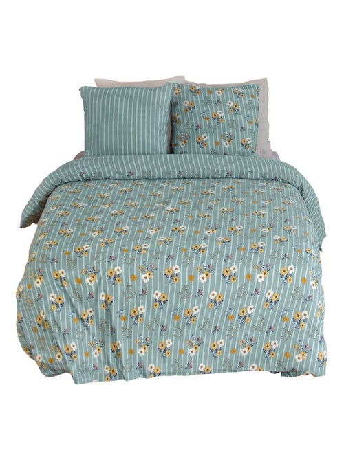 Parure de lit FLORINETTE polyester microfibre - Kiabi
