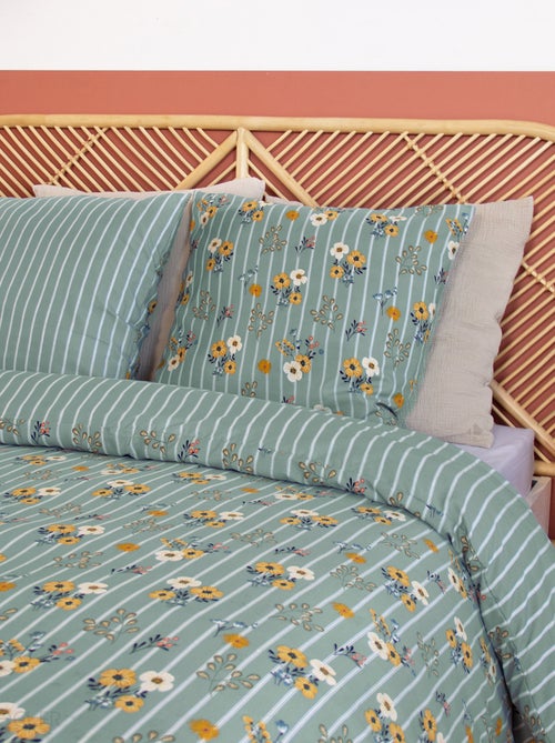 Parure de lit FLORINETTE polyester microfibre - Kiabi