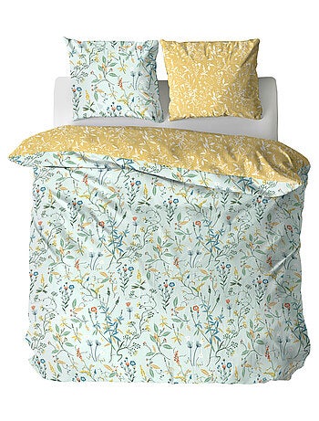 Parure de lit FLORISSANE polyester microfibre Taie 63x63 cm