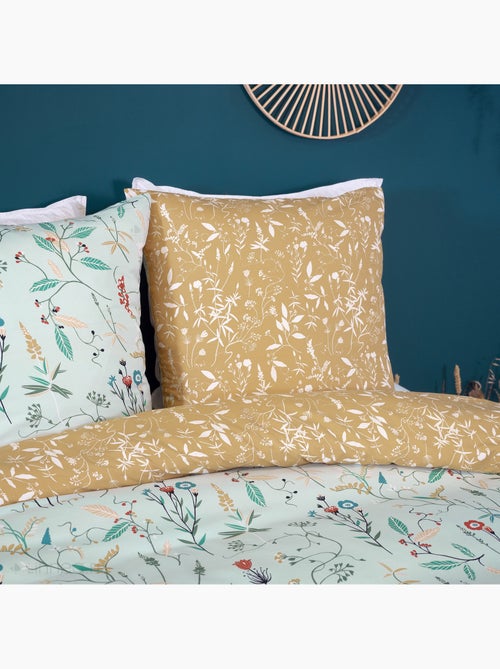 Parure de lit FLORISSANE polyester microfibre Taie 63x63 cm - Kiabi Parure de lit FLORISSANE polyester microfibre Taie 63x63 cm - Kiabi