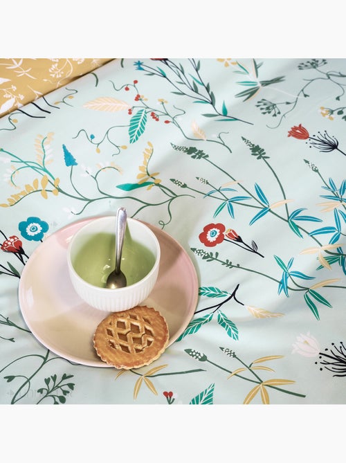 Parure de lit FLORISSANE polyester microfibre Taie 63x63 cm - Kiabi Parure de lit FLORISSANE polyester microfibre Taie 63x63 cm - Kiabi