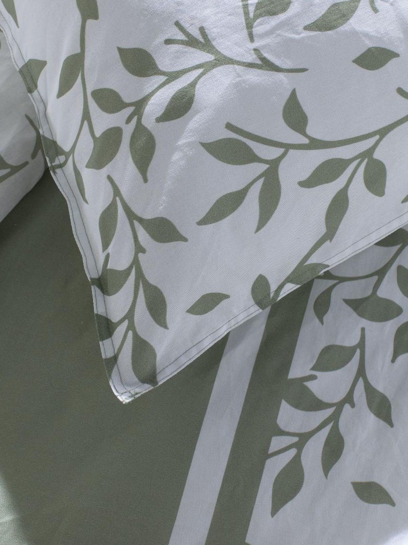 Parure de lit FLOWER GARDEN Vert - Kiabi