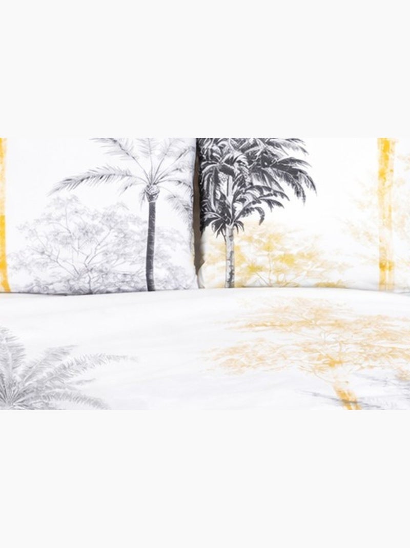Parure de lit Forêt Apaisante – 100% coton 57 fils/cm² Blanc - Kiabi