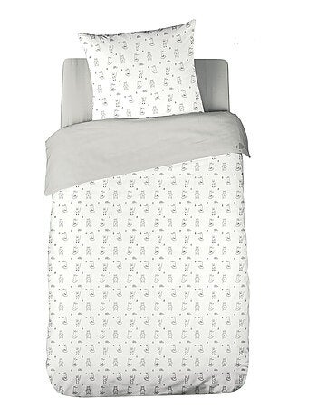 Parure de lit FORET double gaze de coton