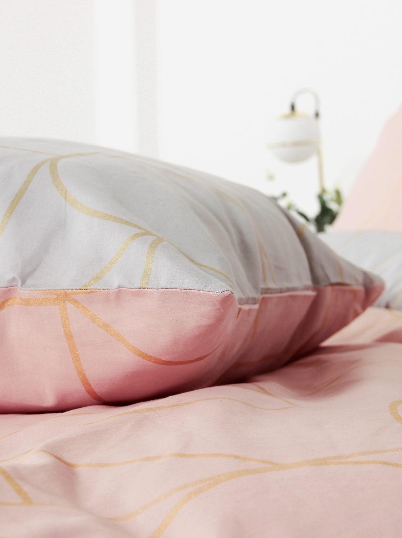 Parure de lit GALI Rose - Kiabi