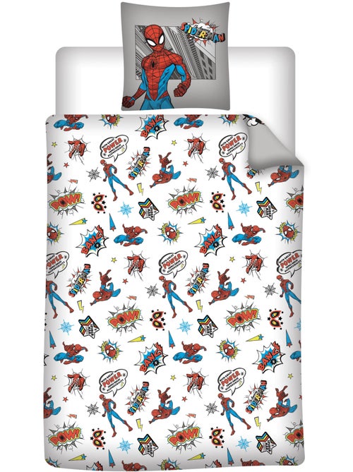 Parure de Lit Garçon Spider-Man Marvel 140x200 cm + Taie 65x65 cm 100% Coton - Kiabi Parure de Lit Garçon Spider-Man Marvel 140x200 cm + Taie 65x65 cm 100% Coton - Kiabi