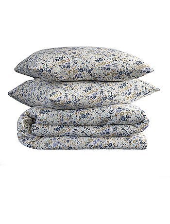 Parure de lit gaze de coton floral