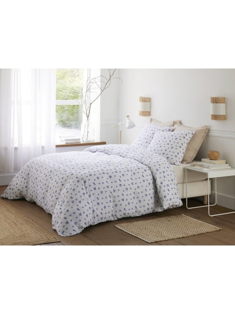 Parure de lit gaze de coton Loucas Blanc - Kiabi