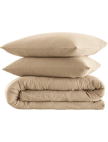 Parure de lit gaze de coton NOA
