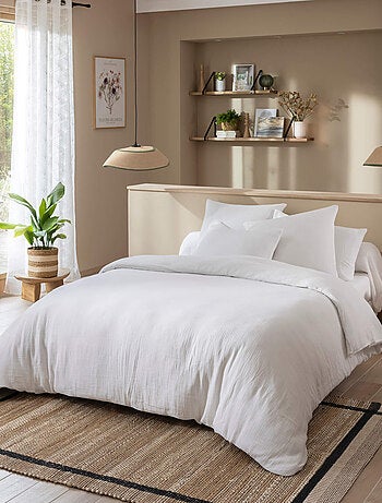 Parure de lit gaze de coton NOA