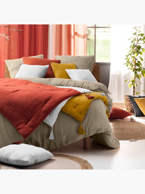 Parure de lit Gaze de coton tendance - Kiabi Parure de lit Gaze de coton tendance - Kiabi