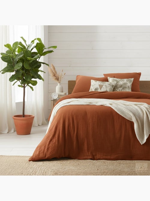 Parure de lit Gaze de coton tendance - Kiabi