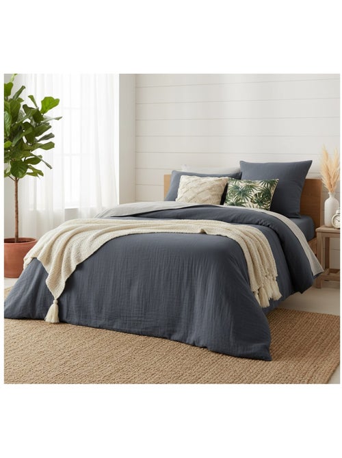 Parure de lit Gaze de coton tendance - Kiabi Parure de lit Gaze de coton tendance - Kiabi