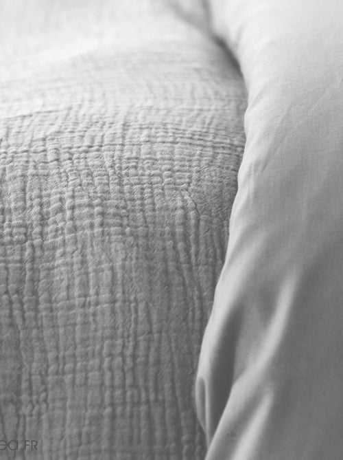Parure de lit GAZGAZ double gaze de coton - Kiabi Parure de lit GAZGAZ double gaze de coton - Kiabi
