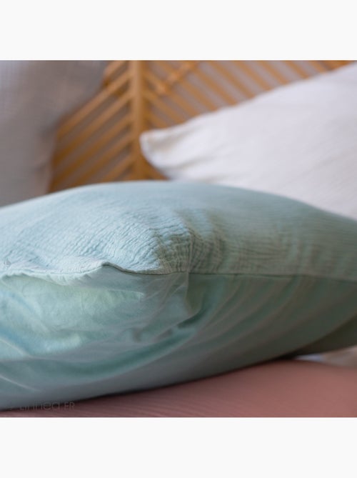 Parure de lit GAZGAZ double gaze de coton - Kiabi