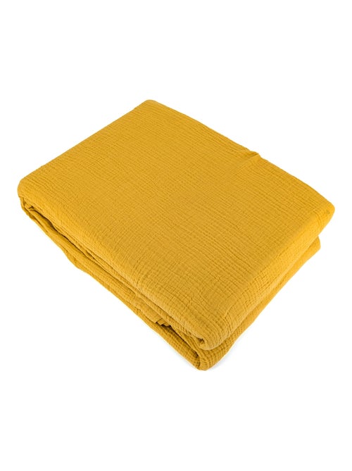 Parure de lit GAZGAZ double gaze de coton - Kiabi Parure de lit GAZGAZ double gaze de coton - Kiabi