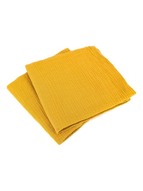 Parure de lit GAZGAZ double gaze de coton - Kiabi Parure de lit GAZGAZ double gaze de coton - Kiabi