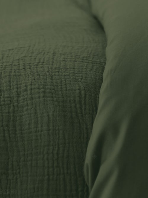 Parure de lit GAZGAZ double gaze de coton - Kiabi